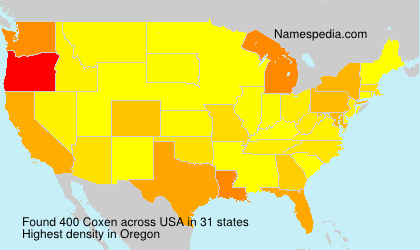 Surname Coxen in USA Surname Coxen in USA