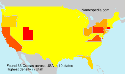 Surname Cracas in USA Surname Cracas in USA