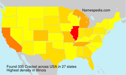 Surname Crackel in USA Surname Crackel in USA