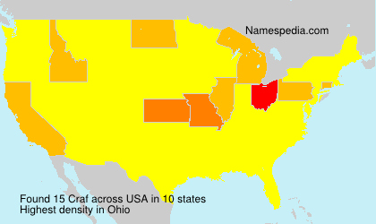Surname Craf in USA Surname Craf in USA