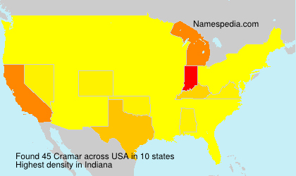 Surname Cramar in USA Surname Cramar in USA