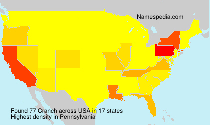 Surname Cranch in USA Surname Cranch in USA