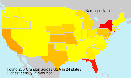 Surname Crandon in USA Surname Crandon in USA
