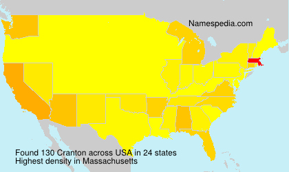 Surname Cranton in USA Surname Cranton in USA