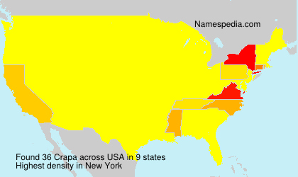 Surname Crapa in USA Surname Crapa in USA