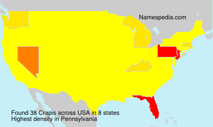 Surname Crapis in USA Surname Crapis in USA