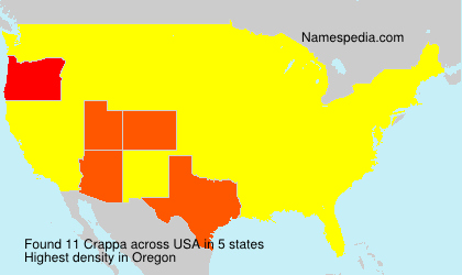 Surname Crappa in USA Surname Crappa in USA