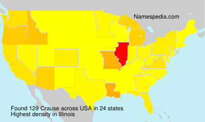 Surname Crause in USA Surname Crause in USA