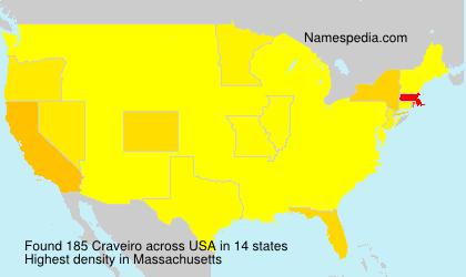 Surname Craveiro in USA Surname Craveiro in USA