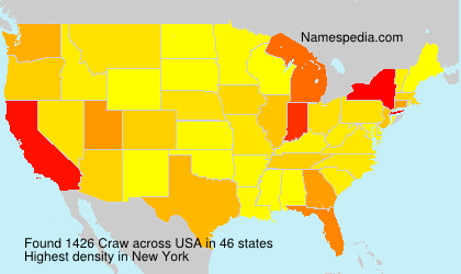 Surname Craw in USA Surname Craw in USA