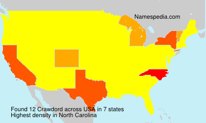 Surname Crawdord in USA Surname Crawdord in USA