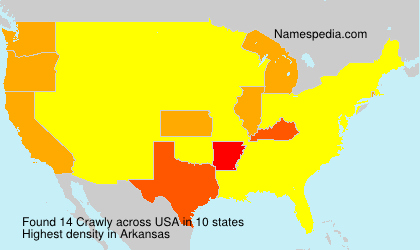 Surname Crawly in USA Surname Crawly in USA