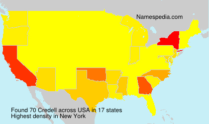 Surname Credell in USA Surname Credell in USA