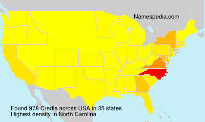 Surname Credle in USA Surname Credle in USA