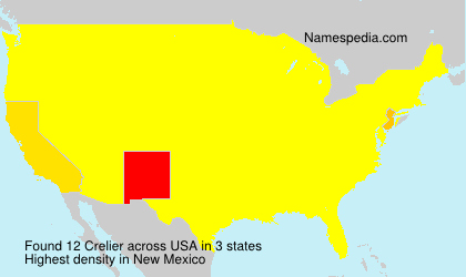 Surname Crelier in USA Surname Crelier in USA