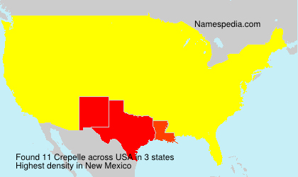 Surname Crepelle in USA Surname Crepelle in USA