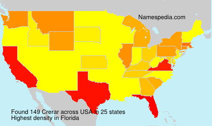 Surname Crerar in USA Surname Crerar in USA