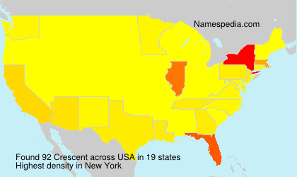 Surname Crescent in USA Surname Crescent in USA