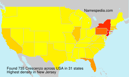 Surname Crescenzo in USA Surname Crescenzo in USA