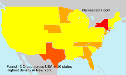 Surname Cresp in USA Surname Cresp in USA