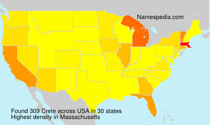 Surname Crete in USA Surname Crete in USA
