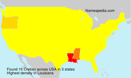Surname Cretian in USA Surname Cretian in USA