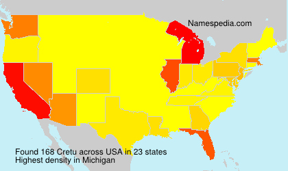 Surname Cretu in USA Surname Cretu in USA