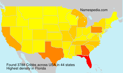 Surname Cribbs in USA Surname Cribbs in USA
