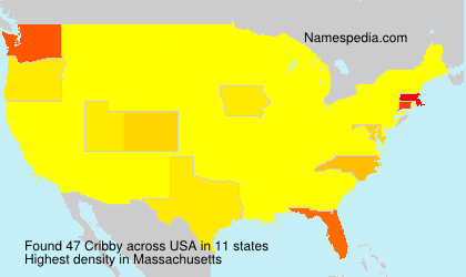 Surname Cribby in USA Surname Cribby in USA