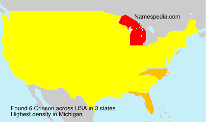 Surname Crinson in USA Surname Crinson in USA