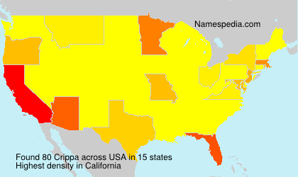 Surname Crippa in USA Surname Crippa in USA