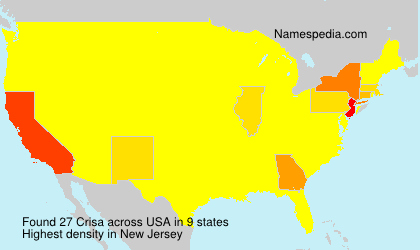 Surname Crisa in USA Surname Crisa in USA