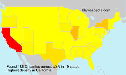 Surname Crisantos in USA Surname Crisantos in USA