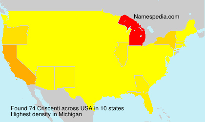 Surname Criscenti in USA Surname Criscenti in USA
