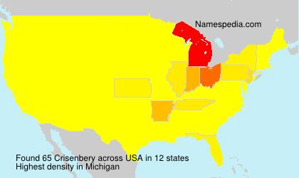 Surname Crisenbery in USA Surname Crisenbery in USA