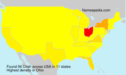 Surname Crish in USA Surname Crish in USA