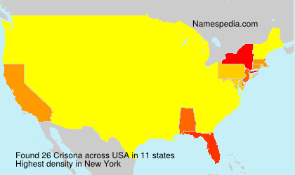 Surname Crisona in USA Surname Crisona in USA