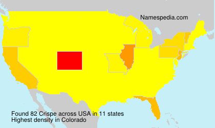 Surname Crispe in USA Surname Crispe in USA