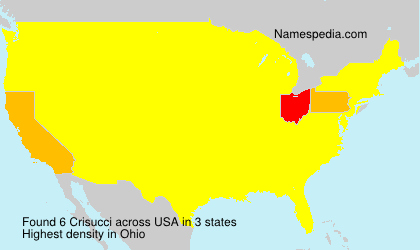 Surname Crisucci in USA Surname Crisucci in USA