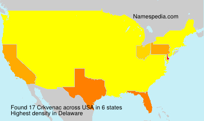 Surname Crkvenac in USA Surname Crkvenac in USA