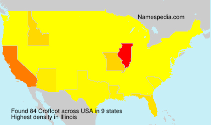 Surname Croffoot in USA Surname Croffoot in USA