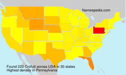 Surname Crofutt in USA Surname Crofutt in USA