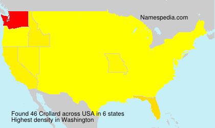 Surname Crollard in USA Surname Crollard in USA