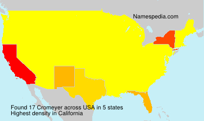 Surname Cromeyer in USA Surname Cromeyer in USA
