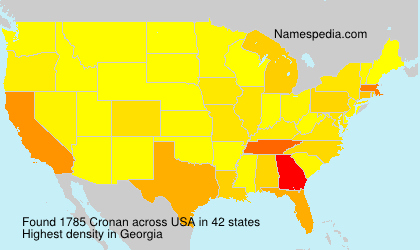 Surname Cronan in USA Surname Cronan in USA