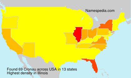 Surname Cronau in USA Surname Cronau in USA