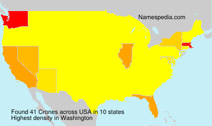 Surname Crones in USA Surname Crones in USA