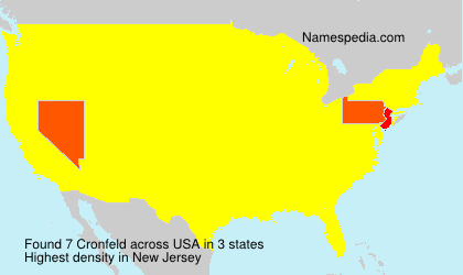Surname Cronfeld in USA Surname Cronfeld in USA
