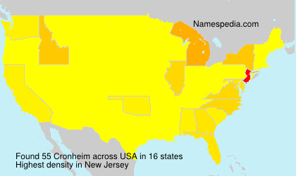 Surname Cronheim in USA Surname Cronheim in USA
