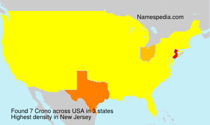 Surname Crono in USA Surname Crono in USA